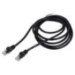 Patch cord U/UTP 6 lanko CCA PVC černá 2m 26AWG Žíly: : 8