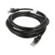 Patch cord U/UTP 6 lanko CCA PVC černá 3m 26AWG Žíly: : 8 1ks.