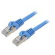 Patch cord F/UTP 6 lanko CCA PVC modrá 30m 26AWG Žíly: : 8