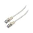Patch cord F/UTP 6 lanko CCA PVC bílá 10m 26AWG Žíly: : 8 1ks.