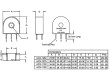 Proudový transformátor 50A Transformační poměr:2500:1 33Ω