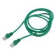 Patch cord U/UTP 5e lanko CCA PVC zelená 2m 26AWG Žíly: : 8