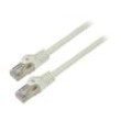 Patch cord F/UTP 6 lanko CCA PVC šedá 0,25m 26AWG Žíly: : 8