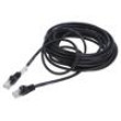 Patch cord U/UTP 5e lanko CCA PVC černá 7,5m 26AWG Žíly: : 8