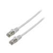 Patch cord F/UTP 5e lanko CCA PVC šedá 5m 26AWG Žíly: : 8