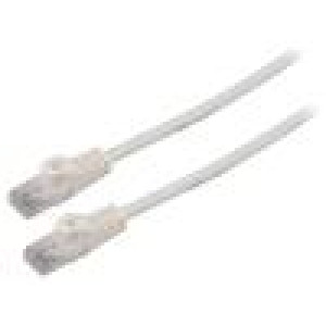 Patch cord U/UTP 6 lanko CCA PVC bílá 10m 26AWG Žíly: : 8 1ks.