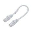 Patch cord U/UTP 6 lanko CCA PVC šedá 0,25m 26AWG Žíly: : 8