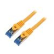 Patch cord S/FTP 6a lanko CCA LSZH oranžová 2m 26AWG Žíly: : 8