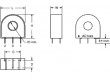 Proudový transformátor 50A Transformační poměr:1000:1 100Ω