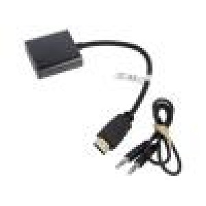 Adaptér HDCP,HDMI 1.3 0,15m černá