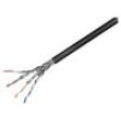 Vodič S/FTP 4x2x26AWG 6a lanko Cu LSZH šedá Økab: 5,9mm