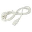 Kabel CEE 7/7 (E/F) úhlová vidlice,IEC C13 zásuvka PVC 2m