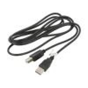 Kabel USB 2.0 USB A vidlice,USB B vidlice 1,8m černá 480Mbps