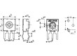 Trimr jednootáčkový stojatý 100kΩ 100mW ±20%