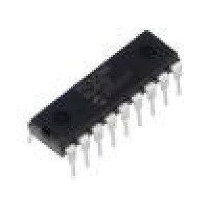 PIC16C58B-04/P IC: mikrokontrolér PIC 40MHz GPIO 2,5÷5,5VDC THT PDIP18 PIC16
