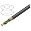 Vodič N2XH 4G2,5mm2 drát Cu LSZH černá 600V,1000V