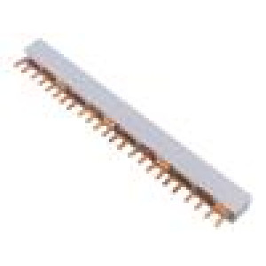 Propojovací lišta 16mm2 Póly: 3 Ujmen: 400V 100A vidlička PVC