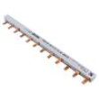 Propojovací lišta 16mm2 Póly: 3 Ujmen: 400V Rozteč: 27mm PVC
