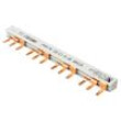 Propojovací lišta 16mm2 Póly: 3 Ujmen: 400V Rozteč: 17,8mm PVC