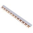 Propojovací lišta 10mm2 Póly: 1 Ujmen: 400V 63A vidlička W: 5mm