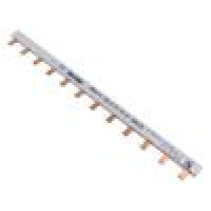 Propojovací lišta 16mm2 Póly: 1 Ujmen: 400V Rozteč: 27mm PVC