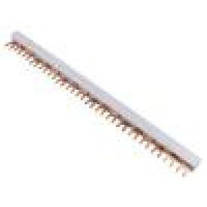 Propojovací lišta 12mm2 Póly: 3 Ujmen: 400V 80A vidlička PVC