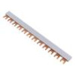Propojovací lišta 16mm2 Póly: 1 Ujmen: 400V 100A vidlička PVC