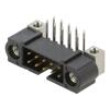 5+5 Pos. Male DIL Horizontal Throughboard Conn. Jackscrews