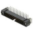 13+13 Pos. Male DIL Horizontal Throughboard Conn. Jackscrews