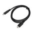 Kabel USB C zástrčka 2x 1m Rozhraní: 480Mbps Žíla: Cu PVC