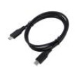 Kabel USB C zástrčka 2x 1m Rozhraní: 480Mbps Žíla: Cu PVC