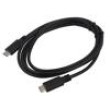 Kabel USB C zástrčka 2x 1,5m Rozhraní: 480Mbps Žíla: Cu PVC
