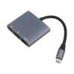 USB 3.0 0,15m Mat.těl: hliník Příslušenství: hub USB