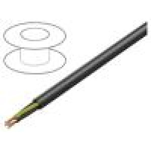 Vodič POWER 1000-YFR 5G16mm2 lanko Cu PVC černá 600V,1000V