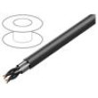 Vodič POWER 1000-YFR-TP-OS 4x2x1mm2 lanko Cu PVC černá