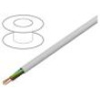 Vodič H03VV-F 3G0,5mm2 lanko Cu PVC bílá 300V Třída: 5