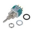 4-1437567-5 Přepínač: tlačítkový pol: 2 DPDT 3A/250VAC 4A/28VDC ON-(ON)