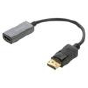 Adaptér DisplayPort 1.2,HDMI 1.4 0,2m černá černá