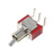 Přepínač: páčkový pol: 2 SPDT ON-ON 5A/125VAC 5A/28VDC 10mΩ