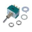 Přepínač: páčkový pol: 2 3PDT ON-ON 3A/250VAC 4A/28VDC 10mΩ