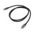 Kabel USB 3.2 USB C vidlice,z obou stran 1m černá 20Gbps