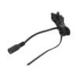 Kabel 2x0,5mm2 DC 5,5/2,1 zásuvka přímý černo-šedá,černá