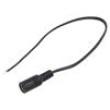 Kabel 2x0,5mm2 DC 5,5/2,5 zásuvka přímý černo-šedá,černá