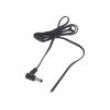 Kabel 2x0,5mm2 DC 5,5/2,5 zástrčka úhlový černo-šedá,černá