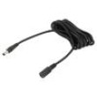 Kabel 2x0,5mm2 DC 5,5/2,1 zástrčka,DC 5,5/2,1 zásuvka přímý