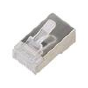 Zástrčka RJ45 PIN: 8 Kat: 5e Obvod: 8p8c na kabel IDC