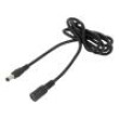 Kabel 2x0,5mm2 DC 5,5/2,1 zástrčka,DC 5,5/2,1 zásuvka přímý