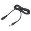 Kabel 2x0,5mm2 DC 5,5/2,1 zástrčka,DC 5,5/2,1 zásuvka přímý