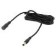 Kabel 2x0,5mm2 DC 5,5/2,5 zástrčka,DC 5,5/2,5 zásuvka přímý