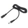 Kabel 2x0,5mm2 DC 5,5/2,5 zástrčka,DC 5,5/2,5 zásuvka přímý